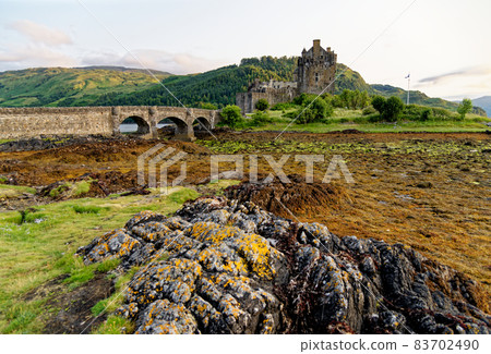 Eilean Donan Castle on Loch Duich - Dornie Scotland 83702490