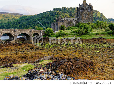 Eilean Donan Castle on Loch Duich - Dornie Scotland Eilean Donan Castle on Loch Duich - Dornie Scotland 83702493