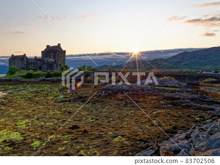 Eilean Donan Castle on Loch Duich - Dornie Scotland Eilean Donan Castle on Loch Duich - Dornie Scotland 83702506