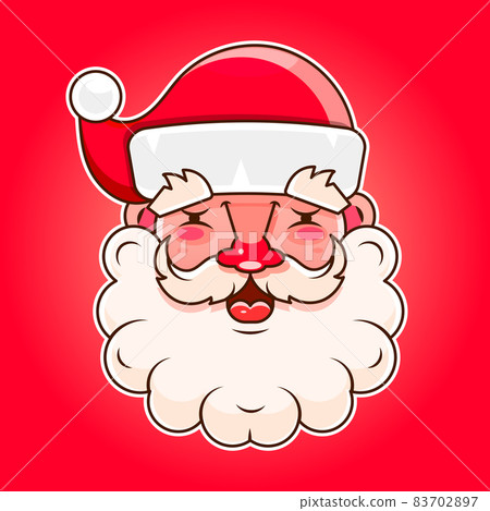 Santa Claus carrying sack full of gifts. Merry Christmas And Happy New Year Santa Claus carrying sack full of gifts. Merry Christmas And Happy New Year 83702897