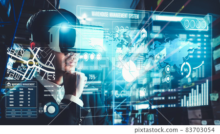 Future virtual reality technology for innovative VR warehouse management 83703054