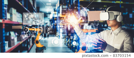 Future virtual reality technology for innovative VR warehouse management 83703154