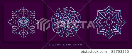 Christmas abstract texture snowflake blue tint, isolated design component Christmas abstract texture snowflake blue tint, isolated design component 83703320