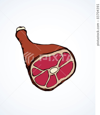 Meat. Vector drawing 83704391