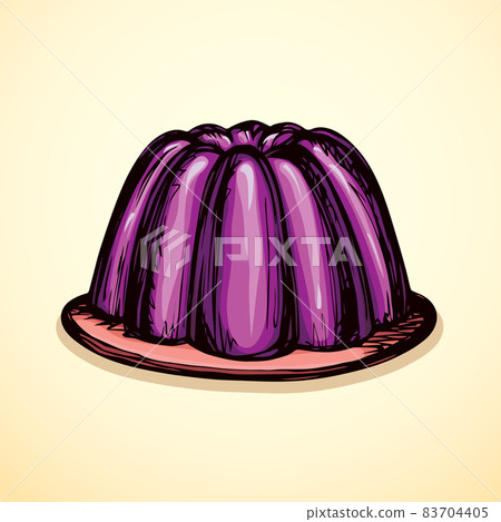 Jelly. Vector drawing 83704405