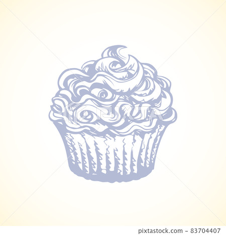 Cake. Vector drawing Cake. Vector drawing 83704407