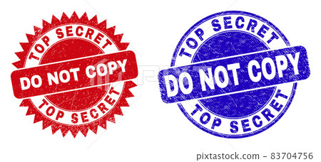 TOP SECRET DO NOT COPY Rounded and Rosette Stamp Seals with Unclean Style TOP SECRET DO NOT COPY Rounded and Rosette Stamp Seals with Unclean Style 83704756