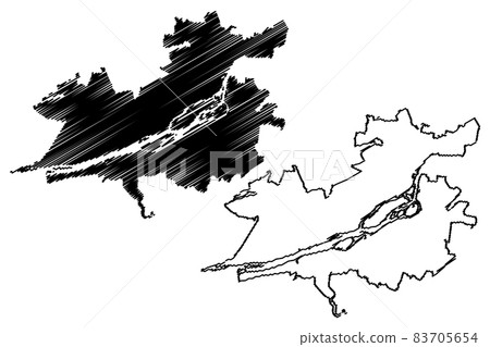 Krasnoyarsk City (Russian Federation, Russia) map vector illustration, scribble sketch City of Krasnoyarsk map Krasnoyarsk City (Russian Federation, Russia) map vector illustration, scribble sketch City of Krasnoyarsk map 83705654