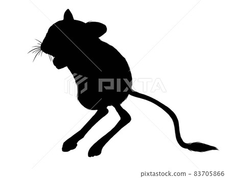 Jerboa silhouette Jerboa silhouette 83705866