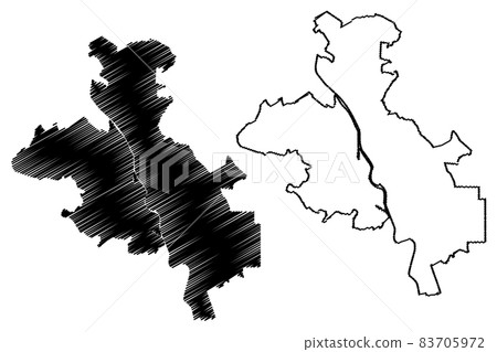 Opole City (Republic of Poland) map vector illustration, scribble sketch City of Opole map Opole City (Republic of Poland) map vector illustration, scribble sketch City of Opole map 83705972