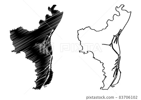 Strasbourg City (French Republic, France) map vector illustration, scribble sketch City of Strasbourg map Strasbourg City (French Republic, France) map vector illustration, scribble sketch City of Strasbourg map 83706102