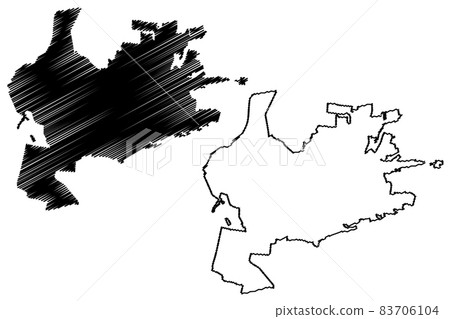 Stavropol City (Russian Federation, Russia) map vector illustration, scribble sketch City of Stavropol map Stavropol City (Russian Federation, Russia) map vector illustration, scribble sketch City of Stavropol map 83706104