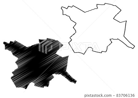 Taraz City (Republic of Kazakhstan, Jambyl Region) map vector illustration, scribble sketch City of Talas map Taraz City (Republic of Kazakhstan, Jambyl Region) map vector illustration, scribble sketch City of Talas map 83706136