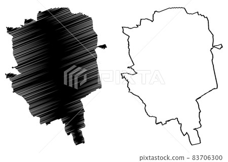 Udine City (Italian Republic, Italy, Friuli-Venezia Giulia) map vector illustration, scribble sketch City of Udine map Udine City (Italian Republic, Italy, Friuli-Venezia Giulia) map vector illustration, scribble sketch City of Udine map 83706300