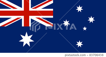 National Flag Commonwealth of Australia - vector, Australian National Flag, Blue Ensign defaced with the Commonwealth Star 83706438