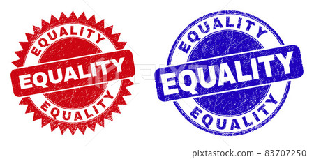 EQUALITY Rounded and Rosette Stamp Seals with Corroded Style EQUALITY Rounded and Rosette Stamp Seals with Corroded Style 83707250