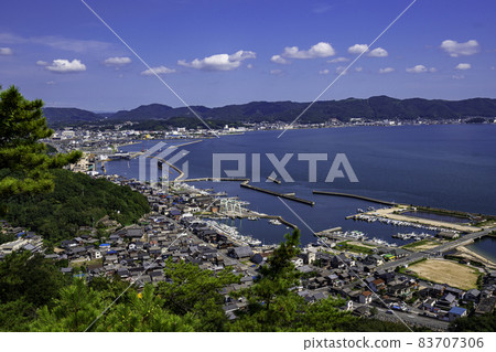 View from Obatake Fishing Port to Kojima City, Kurashiki City, Okayama Prefecture View from Obatake Fishing Port to Kojima City, Kurashiki City, Okayama Prefecture 83707306