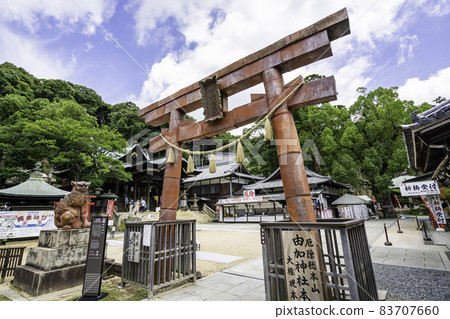 岡山縣倉敷市由賀神社本宮鳥居 岡山縣倉敷市由賀神社本宮鳥居 83707660