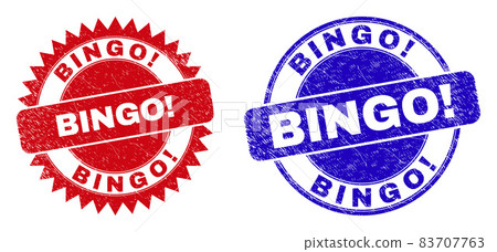 BINGO Rounded and Rosette Stamps with Distress Surface BINGO Rounded and Rosette Stamps with Distress Surface 83707763