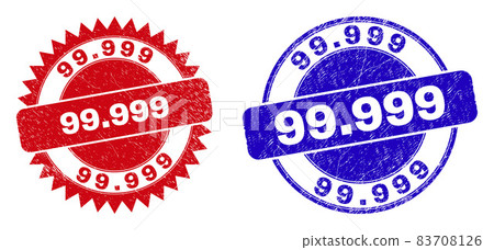 99.999 Rounded and Rosette Seals with Scratched Style 99.999 Rounded and Rosette Seals with Scratched Style 83708126