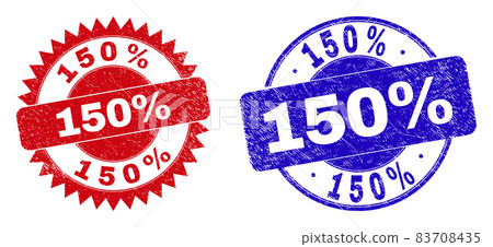 150 discount Rounded and Rosette Stamp Seals with Grunged Surface 150 discount Rounded and Rosette Stamp Seals with Grunged Surface 83708435