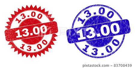 13.00 Round and Rosette Seals with Distress Style 83708439