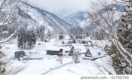 Ainokura Gassho-zukuri Village (Winter) 83708768