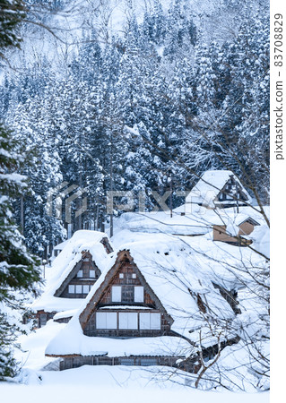 Ainokura Gassho-zukuri Village (Winter) 83708829