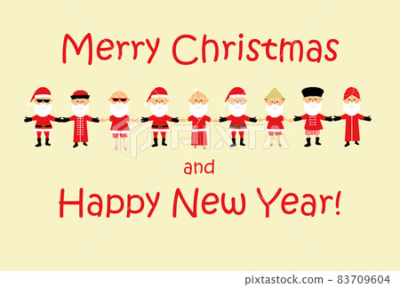 Santa Claus Christmas Cards from around the world New Year's greetings Santa Claus Christmas Cards from around the world New Year's greetings 83709604