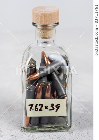 kalashnikov 7,62 mm bullets in a spice jar kalashnikov 7,62 mm bullets in a spice jar 83711761