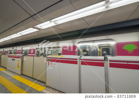 Home platform door Toei Subway Toei Oedo Line Station name Station Railway Subway 83711809