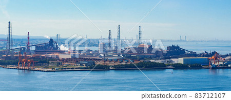 Steelworks Keiyo Industrial Zone [Image of Japanese social studies] 83712107