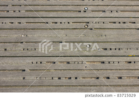 Background With Old Boards and Cement 83715029