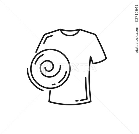 Extra tightening, delicate spin or washer spin cycle isolated thin line icon. Vector white cloth shirt washing, whiteness and deep clean. Spin speed time drum inside washing machine spins round Extra tightening, delicate spin or washer spin cycle isolated thin line icon. Vector white cloth shirt washing, whiteness and deep clean. Spin speed time drum inside washing machine spins round 83715641
