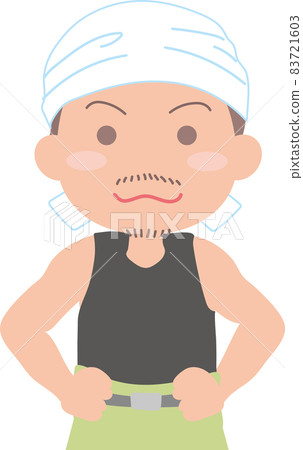蓋登胡茬男子氣概_上身 蓋登胡茬男子氣概_上身 83721603