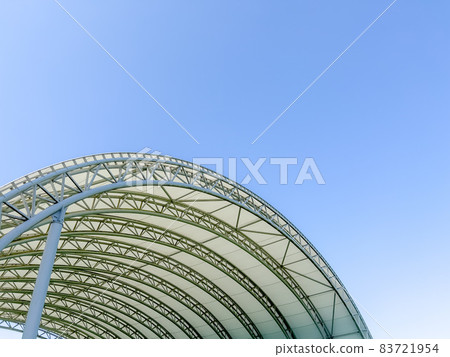 Large roof and blue sky @ Manno Park 83721954