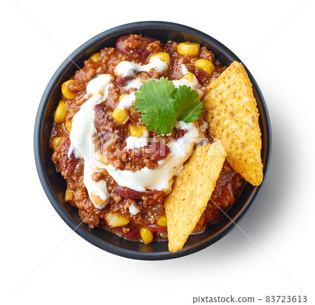 bowl of chili con carne 83723613