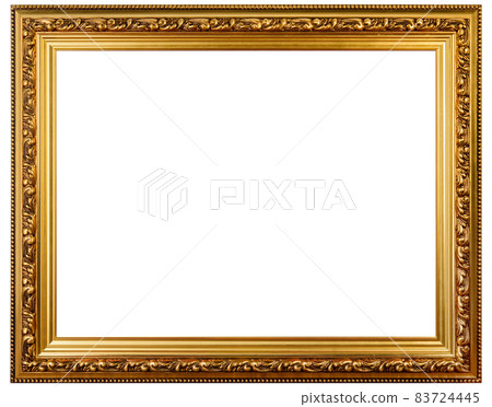 Old Vintage Wooden mockup canvas frame isolated Old Vintage Wooden mockup canvas frame isolated 83724445