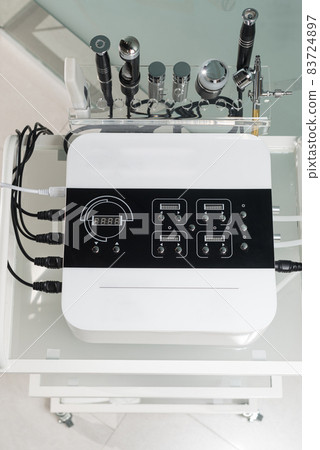 Close-up photo of Facial Machine, a perfect multifunctional system for popular, safe, and effective treatments 83724897