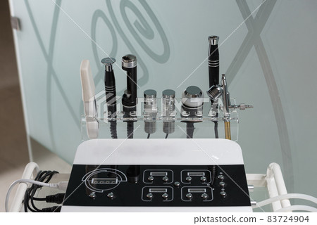 Close-up photo of Facial Machine, a perfect multifunctional system for popular, safe, and effective treatments 83724904