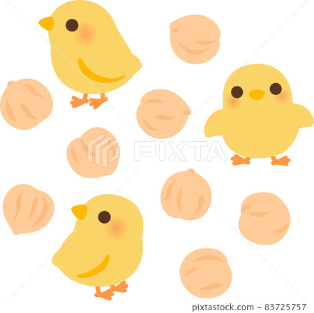 Chickpeas and chickpeas 83725757