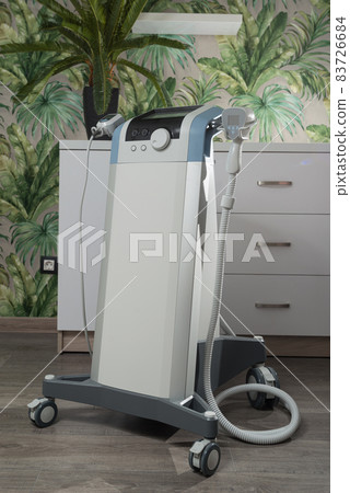 Close-up photo of The device simultaneously combine radio frequency and ultrasound to tighten skin 83726684