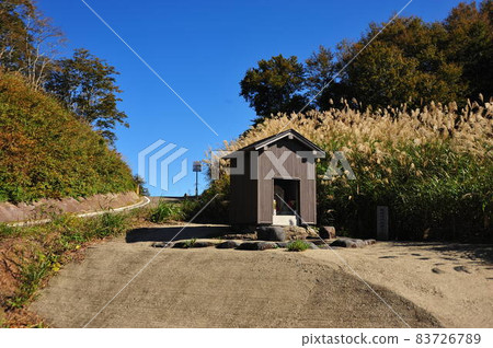 National Highway 416 Fukui Prefecture Ishikawa Prefecture Prefectural border Shinbo Pass Jizo National Highway 416 Fukui Prefecture Ishikawa Prefecture Prefectural border Shinbo Pass Jizo 83726789