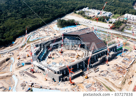建設中的日本火腿新體育場 83727838