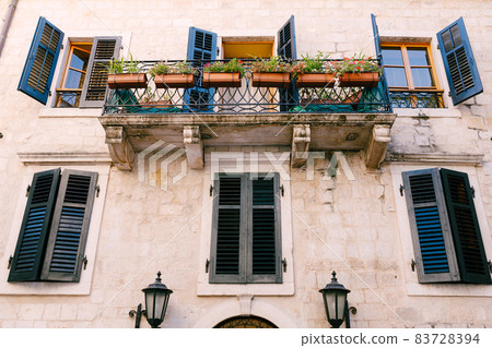 Architecture of a beautiful old town, closeup view Architecture of a beautiful old town, closeup view 83728394