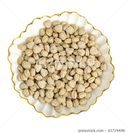Healthy food, extruded bran balls. Studio Photo 83729496