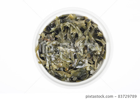 Pickled seaweed, vegan menu. Studio Photo 83729789