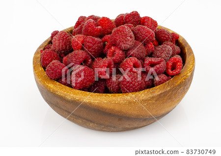 Fresh sweet ripe red raspberries. Studio Photo. Fresh sweet ripe red raspberries. Studio Photo. 83730749