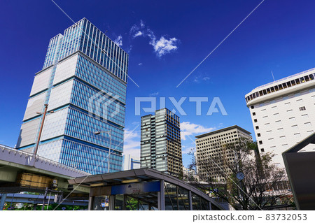 Scenery around Akasaka Mitsuke Station in Tokyo 83732053