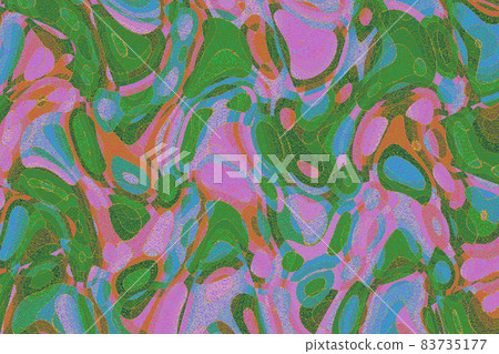 Dull pink and green small distorted circular pattern Dull pink and green small distorted circular pattern 83735177
